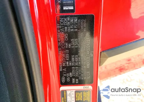 2019 Kia Niro Ex из США, поврежденный, VIN KNDCC3LC4K5224227